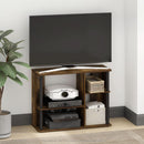 Classic TV Stand For 40 Inch TVs Amber Pine Black Storage