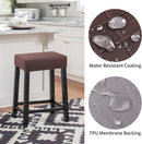 Rectangular Waterproof Stretch Bar Stool Covers 2 Pack