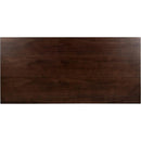 Brayson Walnut Rectangular Dining Table 67 Inch Wide