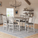 Slat Back Barstools (Set of 2) - Gray