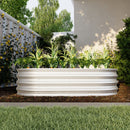 Galvanized Raised Garden Bed Kit for Vegetables, Flowers & Herbs, Rust-Resistant, Easy Assembly