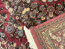 Sino Persian Rug 9x12, Fine 290 KPSI, Rose-Red, Floral Allover