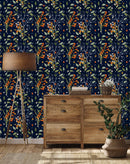 Little Orange Flowers Wallpaper