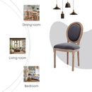 French Country Farmhouse Upholstered Dining Chairs Set Of 6