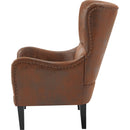 HI-BACK Studded Chair,Arm Chair,Living-room, Study and Bedroom