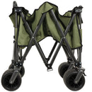 Utility Park Garden Cart Tool Customized Color Folding Camping Trolley Outdoor Picnic Beach Wagon, Green