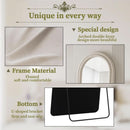 Arched Full Length Floor Mirror 71 X 32 Inches White