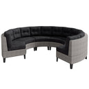 Outdoor U-Shaped 6 Seater Patio Sofa Set (Set of 6, without table)
