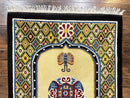 Chinese Rug 3x6 ft, Chinese Wool Rug, Tiensin Rug, Handmade Wool 3 x 6 Vintage Peking Rug, Art Deco Rug, Butterflies