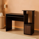 Dark Walnut Multipurpose Home Office Desk Regular Size