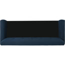 Comfy 3-Seat Sofa with Wooden Legs, Modern Style for Living Room and Study