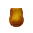LINE COLORED GLASS GREEN - Set of 6