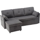 Modular Sectional Sofa L Shaped Modular Couch with Reversible Chaise Modular Sofa Sectional Couch with Storage Seats