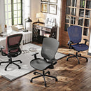 Grey Ergonomic Mesh Office Chair With Lumbar Support
