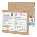 Rosa Talent Llama - Painting Your Puzzle Art Kit. MDF Mosaic Panel. 9.06*19.09 inches.