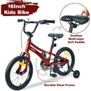 ZUKKA Kids Bike,16 Inch Kids' Bicycle with Training Wheels for Boys Age 4-7 Years,Multiple Colors