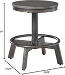 Torjin Gray Industrial Counter Height Stool Set of Two