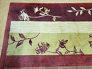 8' X 11' Tibetan Nepal Art Deco Hand Knotted Wool Rug Modern Contemporary Nice