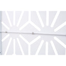 Outdoor & Indoor Privacy Screen Metal Privacy Screen 76' H×48' W, Freestanding Decorative Privacy Screen for Deck Balcony Patio, Privacy Fence Panels for Outside Lawn Garden PS118 WHITE