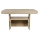Kailani 7-piece Wood Counter Height Dining Set Beige Oak