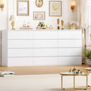 White Four Drawer Dresser Ultra Minimalist Cabinet