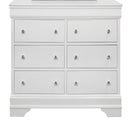 Shaker - 5 Pieces Bedroom Set With Crystal Inspired Tufted Headboard And LED Lighting