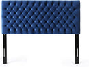 Modern Upholstered Headboard with Adjustable Height and Buttons