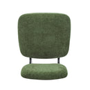 [Set of 2] Modern Lounge Chair with Polyester Upholstery, Sturdy Wood Base With Walnut Finish, Minimalist and Stylish Accent Seating for Living Room, Bedroom, or Office