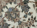 Sino Persian Rug 9x12, Floral Medallion, Black and Ivory, Elegant