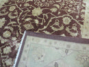 7' X 10' Vintage Fine Handmade Pakistan Peshawar Chobi Floral Wool Rug Vegy Dye