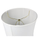 14"x16"x17" Large Drum Lampshade White Shantung, Large Cylinder Replacement Lamp Shade for Tall Table Lamps