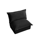 Koala Armless Sofa - Black