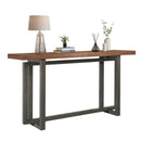 59' Narrow Console Table - MDF Entryway Sofa Table for Hallway, Living Room, Foyer with Space-Saving Design