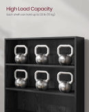 Vasagle Custos 3 Tier Ebony Bookshelf With Adjustable Shelves