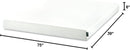 Twin Green Tea Memory Foam Mattress Medium Firm Comfort