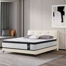 King Size 12 Inch Medium Plush Individual Pocket Spring  CertiPUR -US   Memory Foam Hybrid Mattress