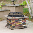 STONEWALL 28"SQUARE FIRE PIT