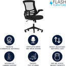 Mid Back Ergonomic Office Chair With Adjustable Height