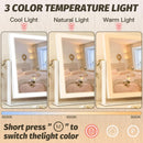 13x17 Makeup Vanity Mirror With Lights Dimmable Touch Screen