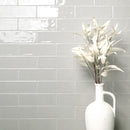 Urbano Dusk Ceramic White Subway Tile 4"x12" Glossy - MSI Collection