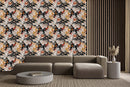 Contemporary Dark Floral Wallpaper Quality