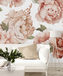 Fashionable Gentle Peonies Wallpaper Chic