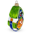 Traditional German Cuckoo Clock with Roman Numeral Glass Christmas Ornament