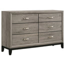 Valen Five-piece Twin Bedroom Set Light Taupe