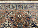 Indo Persian Mahal Rug 8x10, Traditional Wool Oriental Carpet, Pink