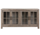 Tinley Park - Buffet Curio Cabinet - Dove Tail Gray