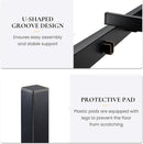 Twin Platform Bed Frame With Under Bed Storage Industrial Style
