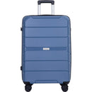 Hardshell Suitcase Spinner Wheels PP Luggage Sets Lightweight Durable Suitcase with TSA Lock,3-Piece Set (20/24/28), Blue
