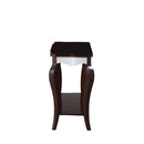 Mathias - Sofa Table - White & Walnut