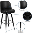 Swivel Bucket Seat Metal Barstools for Stylish Dining